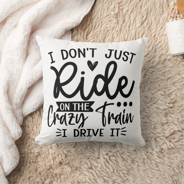 Coussin Balade Amusante Sur Le Train Fou (Couverture)