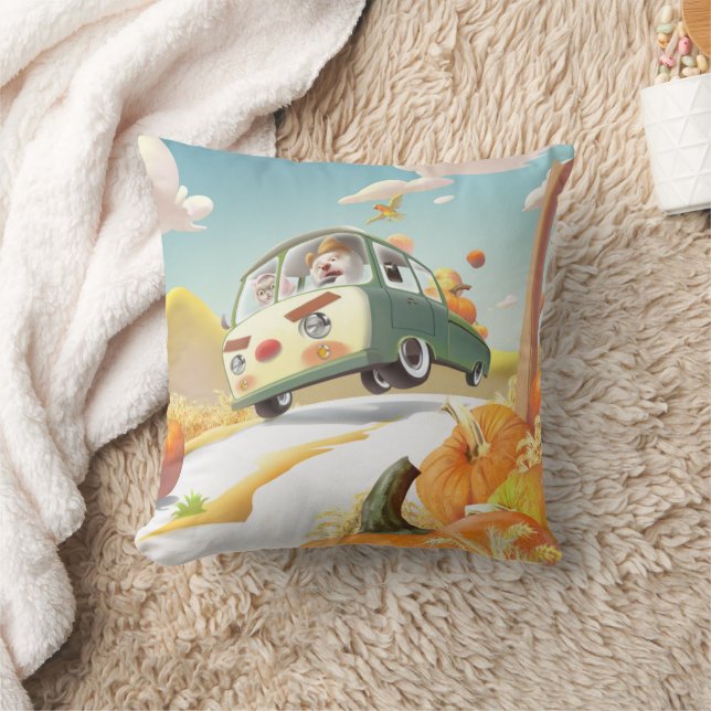 Coussin Balade en Citrouille lunaire (Couverture)