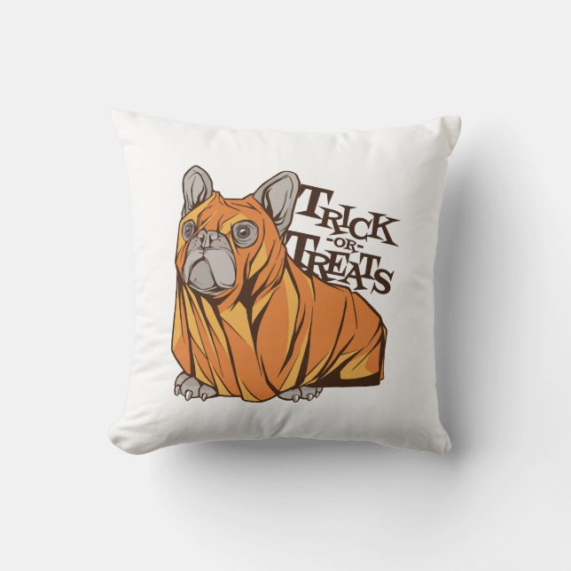 Coussin Balais d'Halloween (Recto)