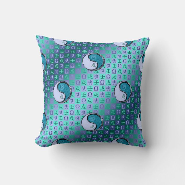 Coussin Balance & Chien d'Eau (Recto)