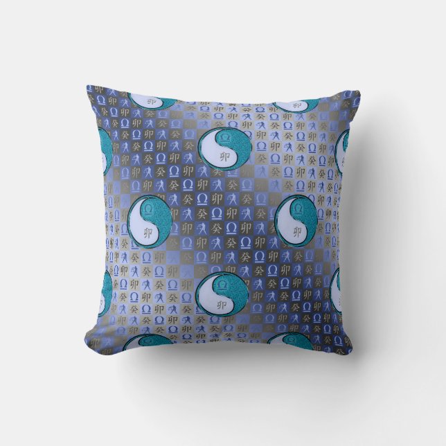 Coussin Balance & Lapin d'Eau (Recto)