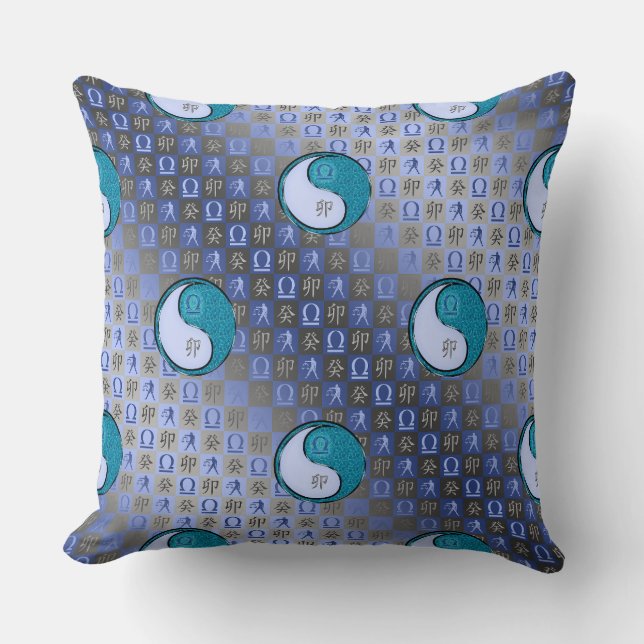 Coussin Balance & Lapin d'Eau (Recto)