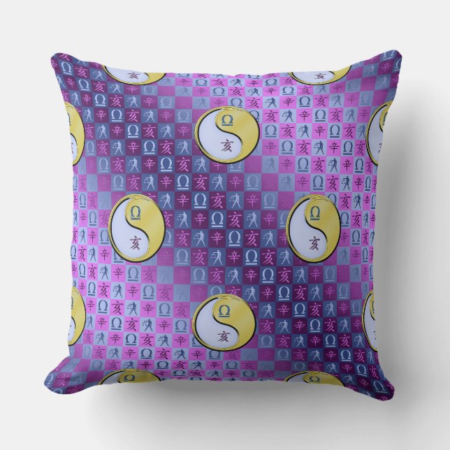 Coussin Balance & Métal Sanglier (Recto)