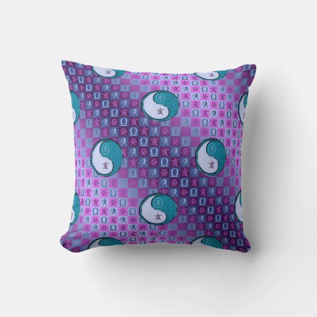 Coussin Balance & Sanglier d'Eau (Recto)