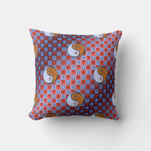 Coussin Balance & Tigre de Bois