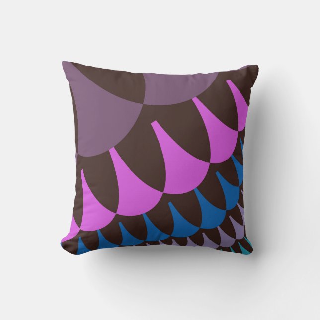 Coussin Balances de framboise au chocolat (Recto)