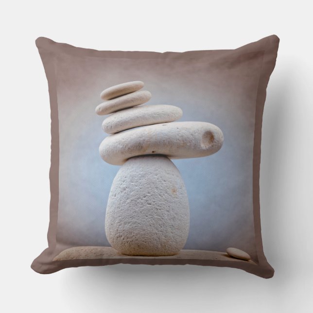 Coussin Balancing Stones Carré + vos idées (Recto)