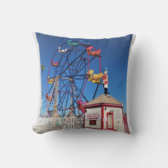 Coussin Balboa Fun Zone, Newport Beach, Californie (Recto)