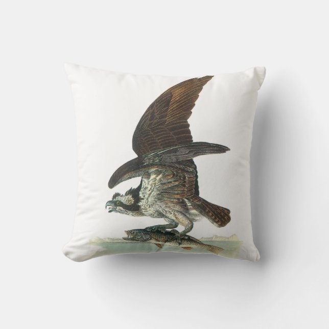 Coussin Balbuzard par Audubon (Recto)