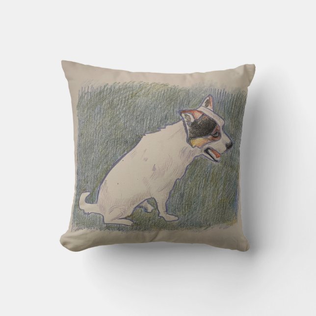Coussin Baldwin Collie Australian Cattle Dog Thaillot orei (Recto)