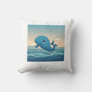 Coussin Baleine mignonne