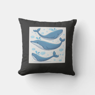 Coussin Baleine mignonne