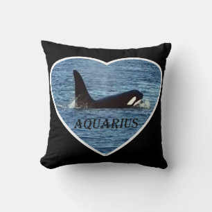Coussin Baleine Orque Personnalisable Aquarius