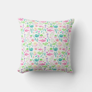 Coussin Baleine verte Octopus Ocean Beach Water Baby Enf