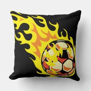 Coussin Balle de Football Flamin