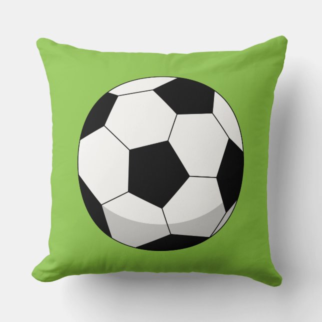 Coussin Balle de soccer en dessin (Recto)