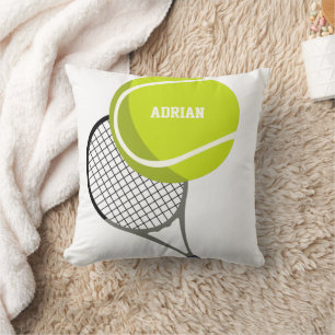 Coussin Balle de Tennis & Raquette Racquet Personnalisé