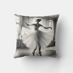 Coussin Ballerina en BW