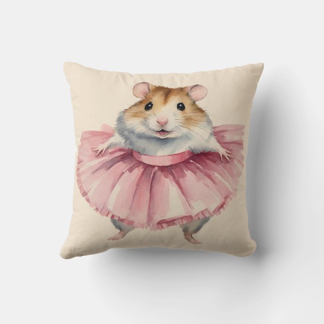 Coussin Ballerina Hamster Girls (Verso)