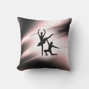 Coussin Ballet Couple Danse Accent rose