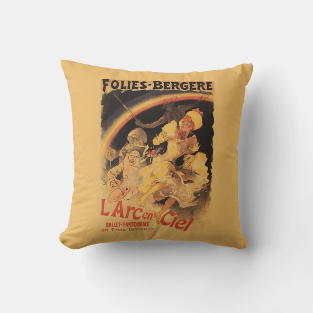 Coussin ballet L'Arc-en-Ciel chez Folies-Bergere (Recto)