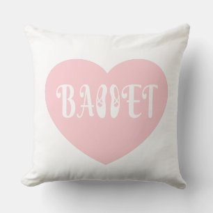 Coussin Ballet Love Danse Personnaliser Ctomizeus