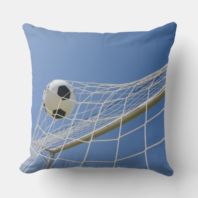 Coussin Ballon de football et but 3 (Recto)