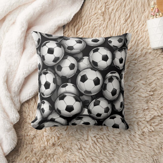 Coussin Ballon de football vibrant  (Couverture)