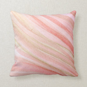 Coussin Ballons à air chaud de couleur d'eau, Coral