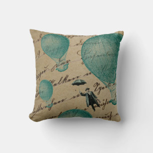 Coussin Ballons à Air Chaud Volant Parapluie Homme Écritur