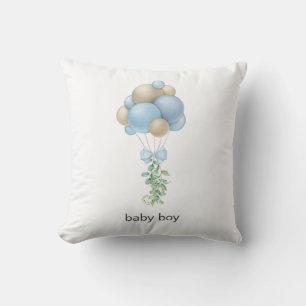 Coussin Ballons bleus