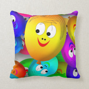 Coussin ballons heureux