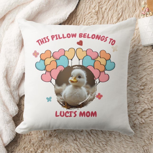 Coussin Balloon cardiaque personnalisé (Couverture)