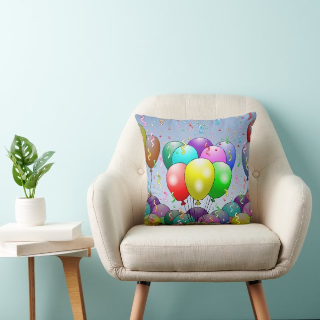 Coussin Balloon d'anniversaire (Chaise)