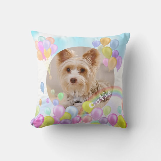 Coussin Balloon Pastel Animal Animal Pet (Recto)