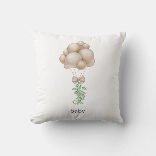 Coussin Ballotes beiges (Recto)
