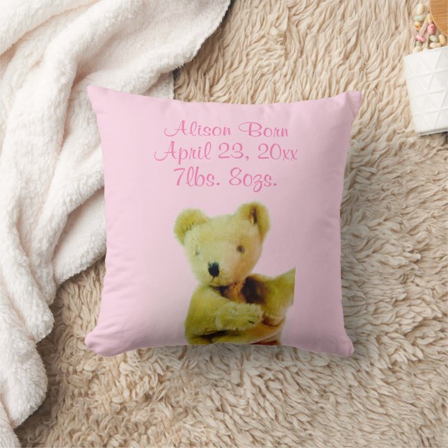 Coussin Ballotte baby shower en Teddy (Couverture)