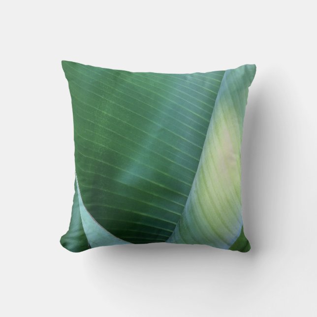 Coussin Banane Feuilles Abstrait 37 (Recto)
