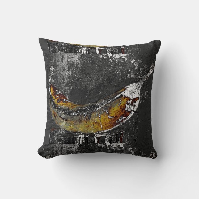 Coussin banane plantain plaine (Recto)