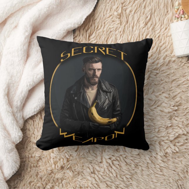 Coussin Banane : son arme secrète (Couverture)