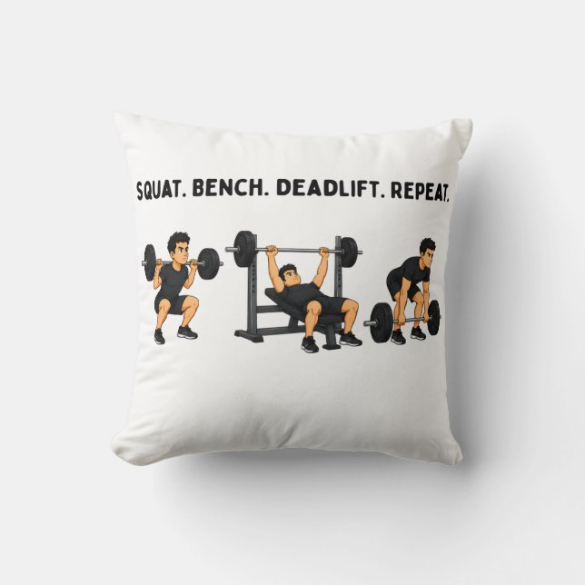 Coussin Banc de squat répétition de levée de poids en sall (Recto)