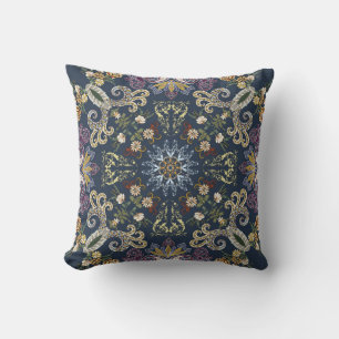Coussin Bandanna avec cachemire coloré sans couture motif