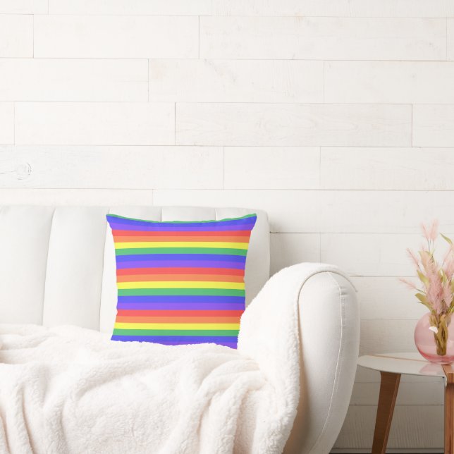 Coussin Bande arc-en-ciel (Canapé)