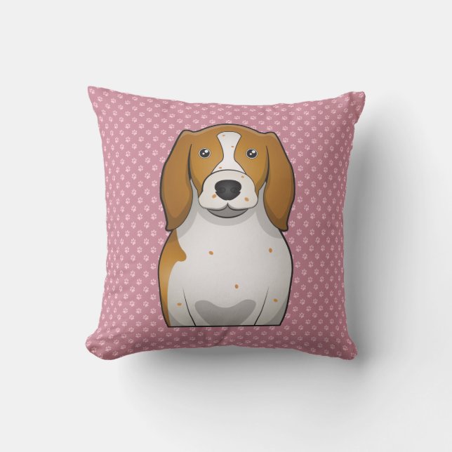 Coussin Bande dessinée de springer spaniel de Gallois (Recto)