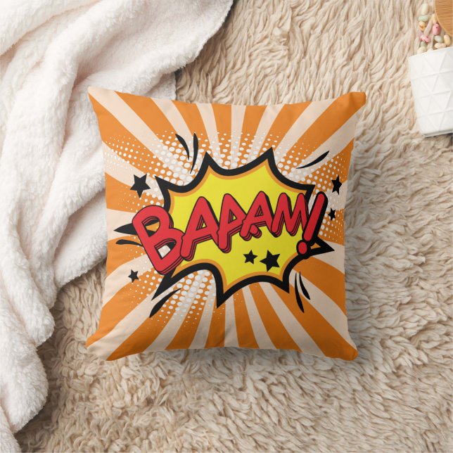 Coussin Bande dessinée de super-héros Bam Dessin animé (Couverture)