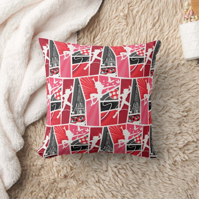 Coussin Bande dessinée Miraculaire Ladybug Paris Motif (Couverture)