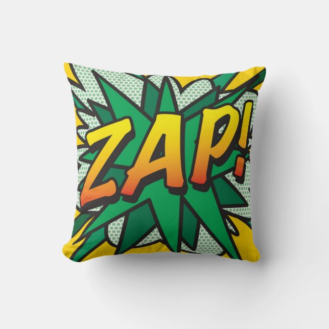 Coussin Bande dessinée ZAP! (Recto)
