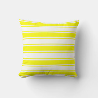 Coussin Bande horizontale jaune