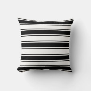 Coussin Bande horizontale noire