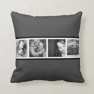 Coussin Bande Photo Mod Grayscale BW Instagram
